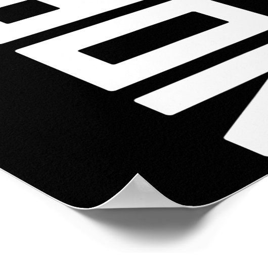 Geen koningen protestbord verticaal poster (Hoek)