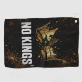 Geen Koningen Protests Golfhanddoek (Horizontaal)
