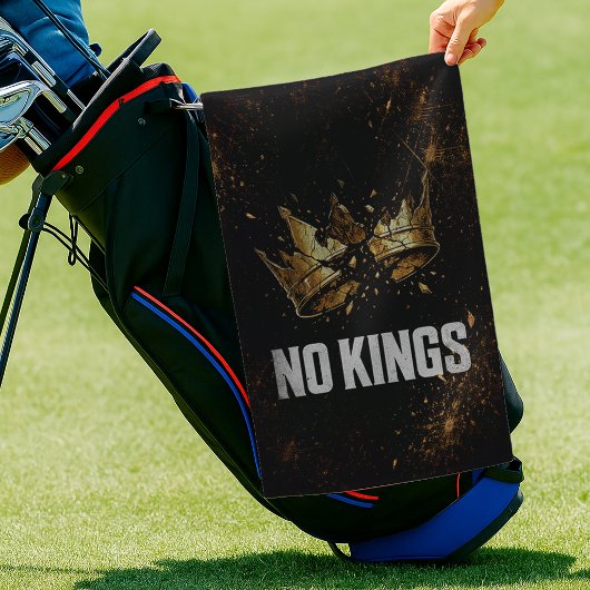 Geen Koningen Protests Golfhanddoek