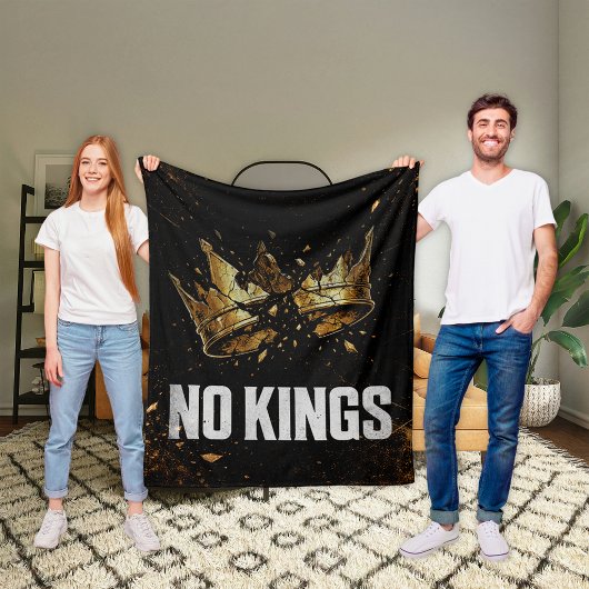 Geen Koningen Protests or more likely: No Kings Pr Fleece Deken