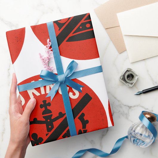 Geen Koningen Protestsymbool Cadeaupapier