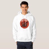 Geen Koningen Protestsymbool Hoodie (Voorkant volledig)