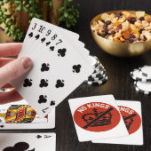 Geen Koningen Protestsymbool Pokerkaarten (Insitu)