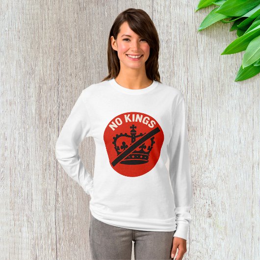 Geen Koningen Protestsymbool T-shirt