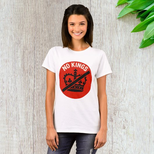 Geen Koningen Protestsymbool T-shirt