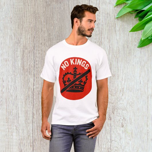 Geen Koningen Protestsymbool T-shirt