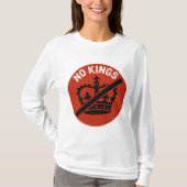 Geen Koningen Protestsymbool T-shirt (Voorkant)