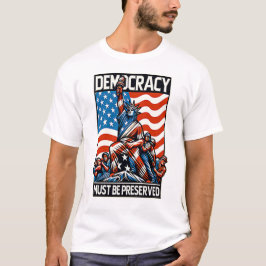 Geen koningen redden democratie T-shirt