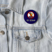 GEEN KONINGEN RONDE BUTTON 5,7 CM (In situ)