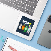 Geen koningen sinds 1776 Grappige dierproteststick Sticker (Laptop met iPhone)