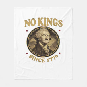Geen Koningen Sinds 1776 Klassiek Fleece Deken