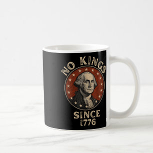 Geen koningen sinds 1776 Patriotistisch Red Democr Koffiemok