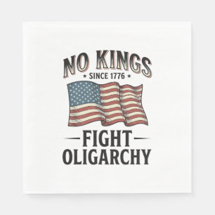 Geen koningen sinds 1776 vechten tegen oligarchie servet