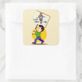 Geen Koningen Sticker (Tas)