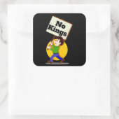 Geen Koningen Sticker (Tas)