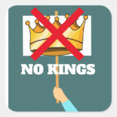 Geen Koningen Sticker (Voorkant)