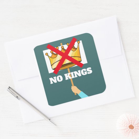 Geen Koningen Sticker (Envelop)