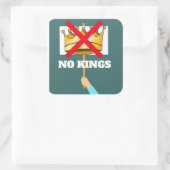 Geen Koningen Sticker (Tas)