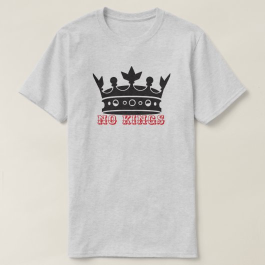 Geen Koningen T-shirt (Design voorkant)