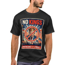 Geen Koningen T-shirt | Macht Aansluit bij het Vol