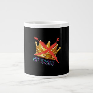 Geen Koningen Trendy Design Grote Koffiekop