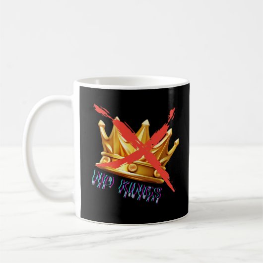 Geen Koningen Trendy Design Koffiemok (Links)