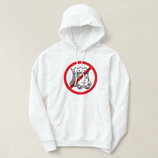 Geen koningen - Trump-protest Hoodie