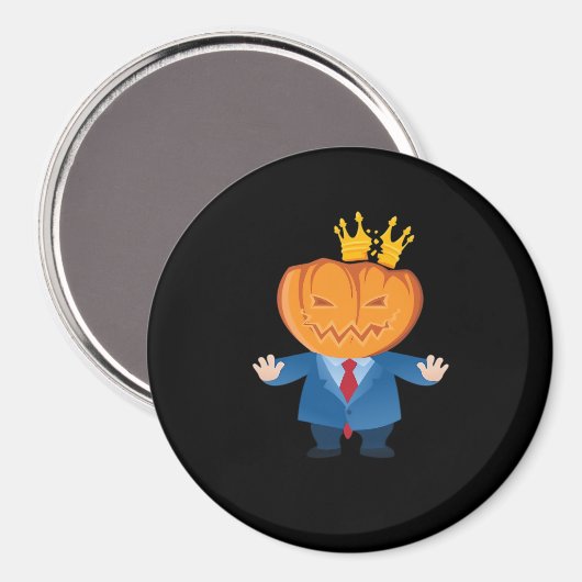 Geen koningen - Trumpkin Pumpkin Classic Magneet (Voorkant / Achterkant)