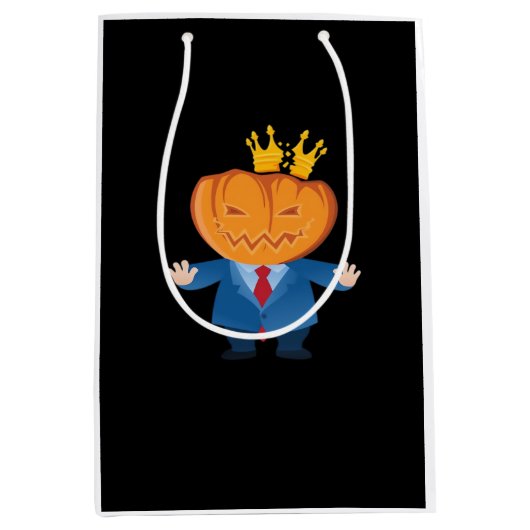 Geen koningen - Trumpkin Pumpkin Classic Medium Cadeauzakje (Voorkant)