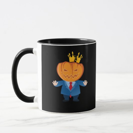 Geen koningen - Trumpkin Pumpkin Classic Mok (Links)