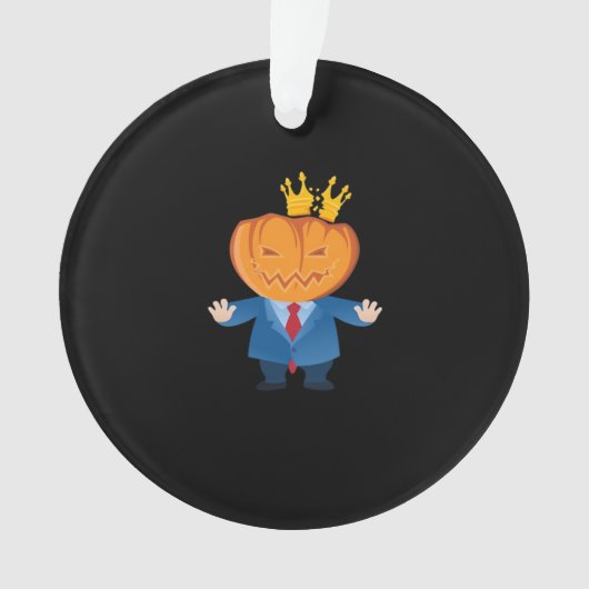 Geen koningen - Trumpkin Pumpkin Classic Ornament (voorkant)