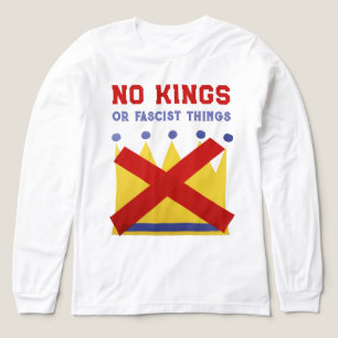 Geen Koningen Vecht Fascisme Tri-Blend Shirt
