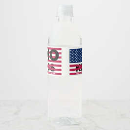 GEEN KONINGEN WATERFLES ETIKET