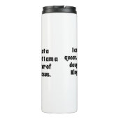 Geen koningin, dochter van koning Jezus Thermosbeker (Achterkant)