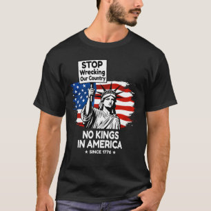 Geen Koningsdag – Stop met onze Land te Verwoesten T-shirt