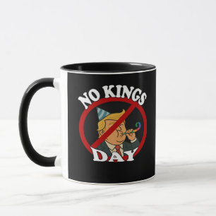 Geen Koningsdag Vintage Klassieke Grafiek Mok