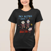 Geen koningsdagen sinds 1776 Patriotic Eagles Tri-Blend Shirt (Voorkant)