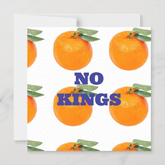 GEEN KONINGSMAGNEET MAGNETISCHE UITNODIGING (Voorkant)