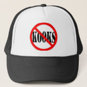 Geen kooks trucker pet (Voorkant)
