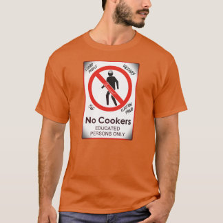 Geen kooktoestellen jongens vrienden vintage t-shirt