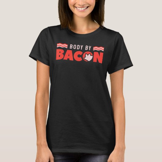 Geen koolhydraten door Bacon Ketogene Diet 6 T-shirt (Voorkant)