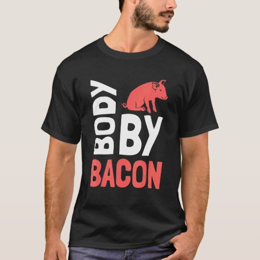 Geen koolhydraten door Bacon Ketogene Diet 7 T-shirt (Voorkant)