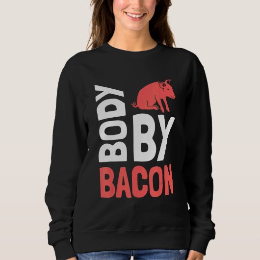 Geen koolhydraten door Bacon Ketogene Diet 7 Trui (Voorkant)