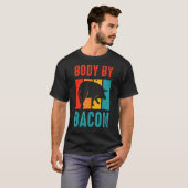 Geen koolhydraten door Bacon Ketogene Diet T-shirt (Voorkant volledig)