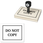 Geen kopie rubberstempel (Gestempeld)