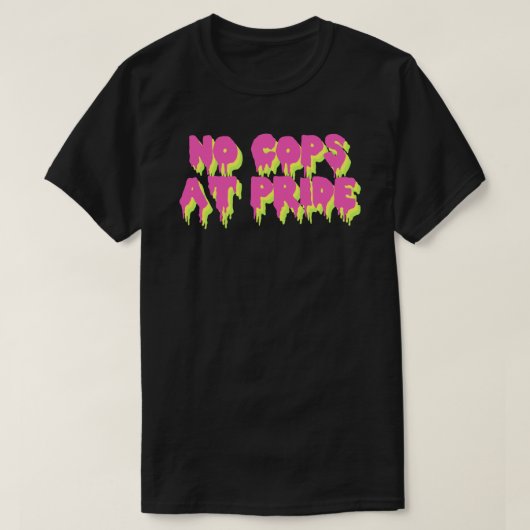 Geen koppen bij Pride - LGBTQ-oproersticker T-shirt (Design voorkant)