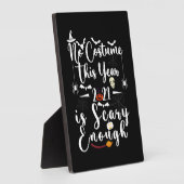 Geen kostuum dit jaar 2021 is eng genoeg fotoplaat (Zijkant)