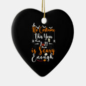 Geen kostuum dit jaar 2021 is eng genoeg keramisch ornament (Rechts)