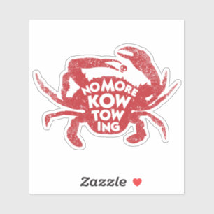 Geen Kowtowing Meer Dungeon Crawler Carl Sticker