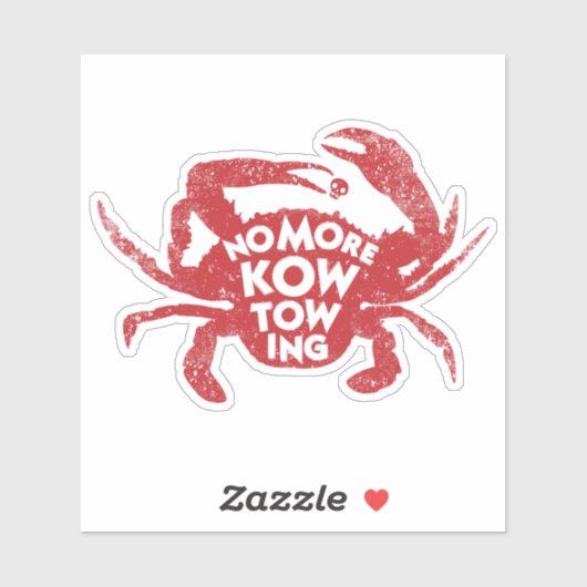 Geen Kowtowing Meer | Dungeon Crawler Carl Sticker (Vel)